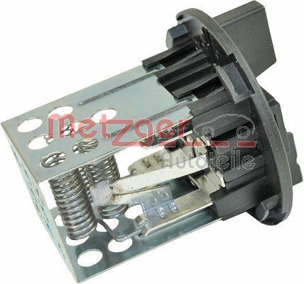 Résistance, pulseur d'air habitacle (Élément de commande, chauffage/ventilation) METZGER ref. 0917251